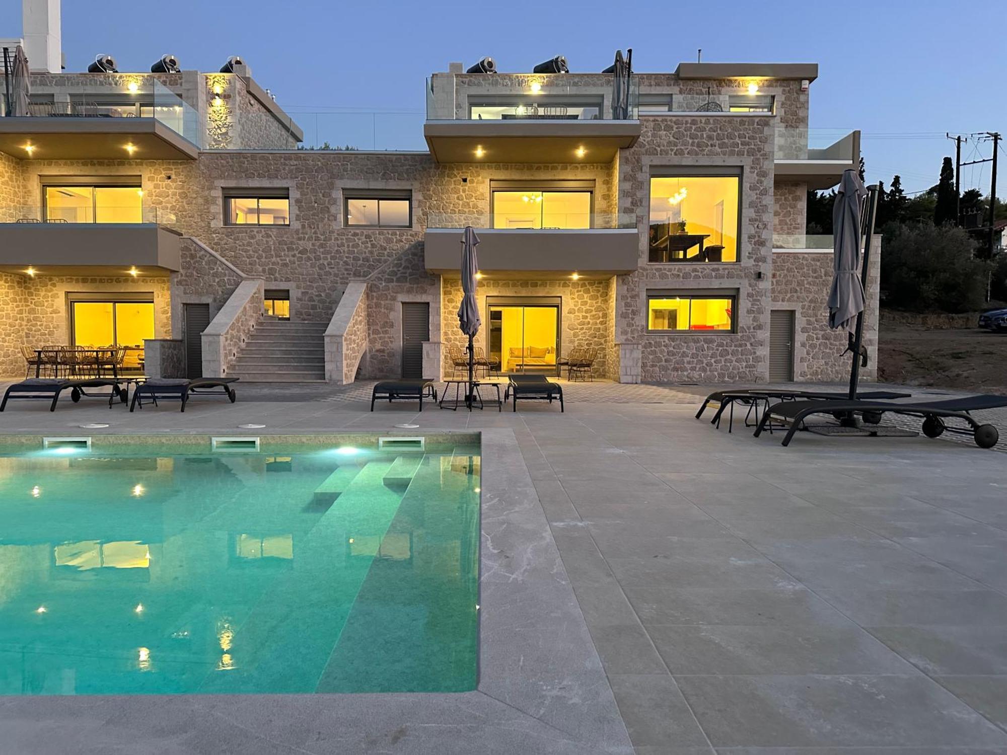 לוטראקי Topos Luxury Stay Heraion מראה חיצוני תמונה